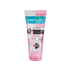 Everyuth Anti-Pollution Pink Clay Charcoal Face Wash - 150 g