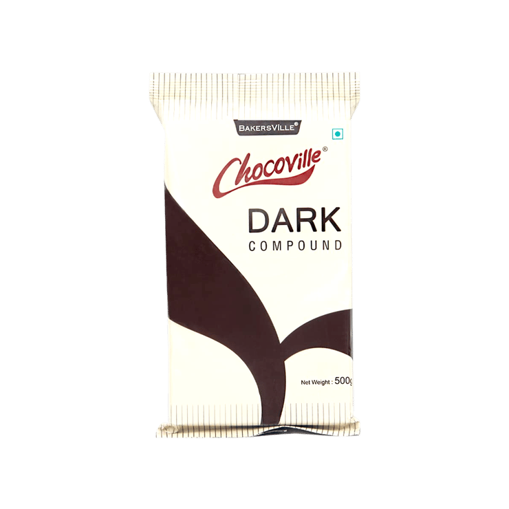 Chocoville Dark Compound Chocolate Bar - 500 g