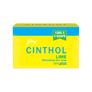 Cinthol Lime Bath Soap - Pack of 4 - 1 pack (4 x 150 g)