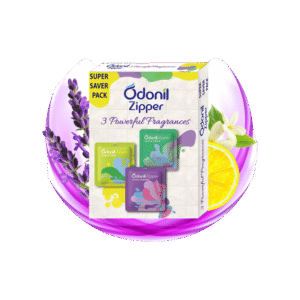 Odonil Zipper Room Freshener (Assorted) - 3 x 10 g
