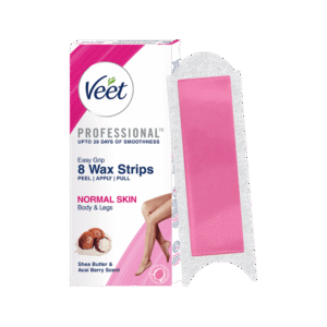 Veet Professional Ready-to-use Normal Skin Wax Strips - 1 pack (8 pieces)