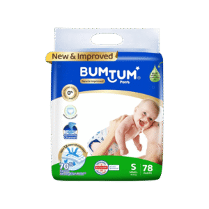 Bumtum Baby Diaper (Pants, S, 3 -8 kg)