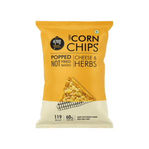 4700BC Cheese & Herbs Corn Popped Chips + - 55 g