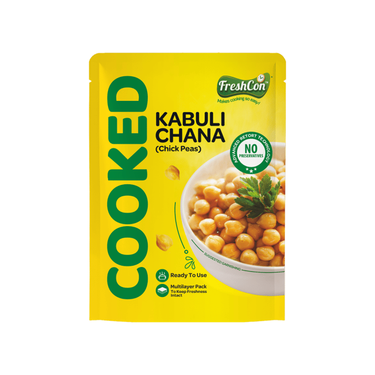 Freshcon Cooked Kabuli Chana (Chick Peas) - 250 g
