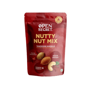 Open Secret Nutty Tandoori Masala Nut Mix (Almonds, Peanuts & Cashews) - Pack of 2 - 2 x 135 g