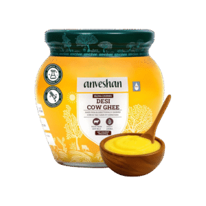 Anveshan Desi Cow A2 Ghee (Bilona Churned) - 500 ml