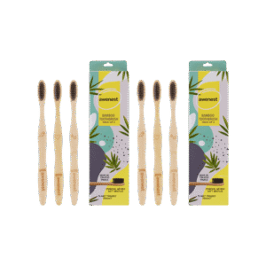 Awenest Bamboo Toothbrush - 1 pack (6 pieces)