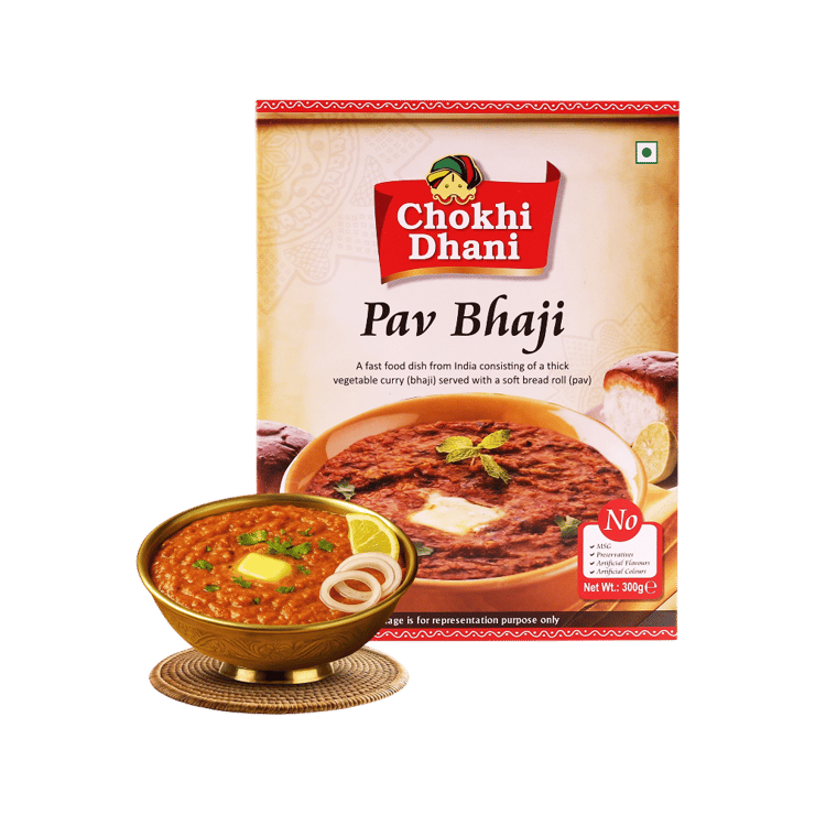 Chokhi Dhani Ready to Eat Pav Bhaji - 300 g