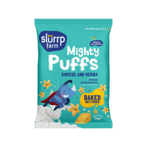 Slurrp Farm Mighty Munch Cheese and Herbs Puffs - 20 g