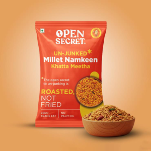 Open Secret Khatta Meetha Millet Namkeen Snacks - 100 g