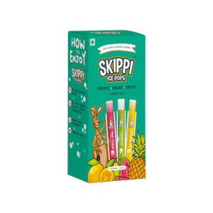 Skippi Natural Flavoured Ice Pops - 384 g
