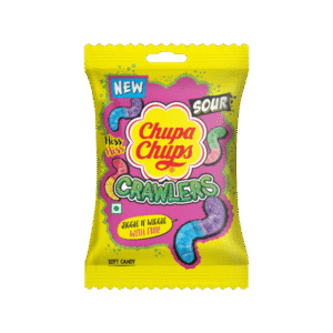 Chupa Chups Assorted Flavour Sour Crawlers Soft Candy - 93 g