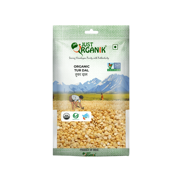 Just Organik Organic Arhar Dal - 1 kg
