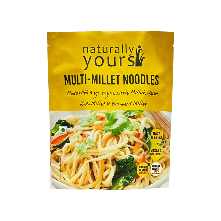 Naturally Yours Multi-Millet No Onion No Garlic Noodles - 180 g