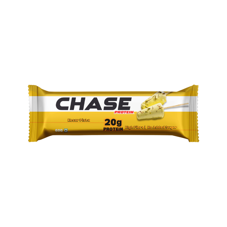 Chase Protein Kesar Pista Protein Bar - 60 g