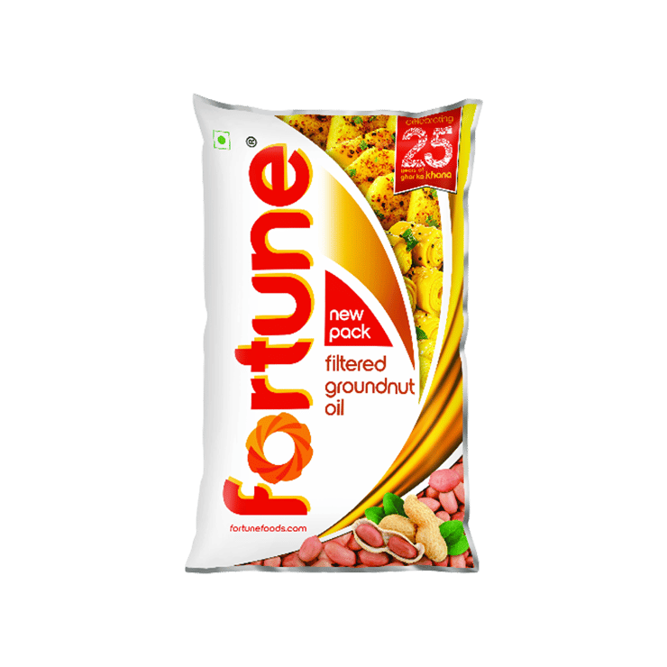 Fortune Filtered Groundnut Oil - 870 g