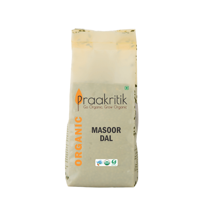 Praakritik Organic Masoor Dal - 500 g