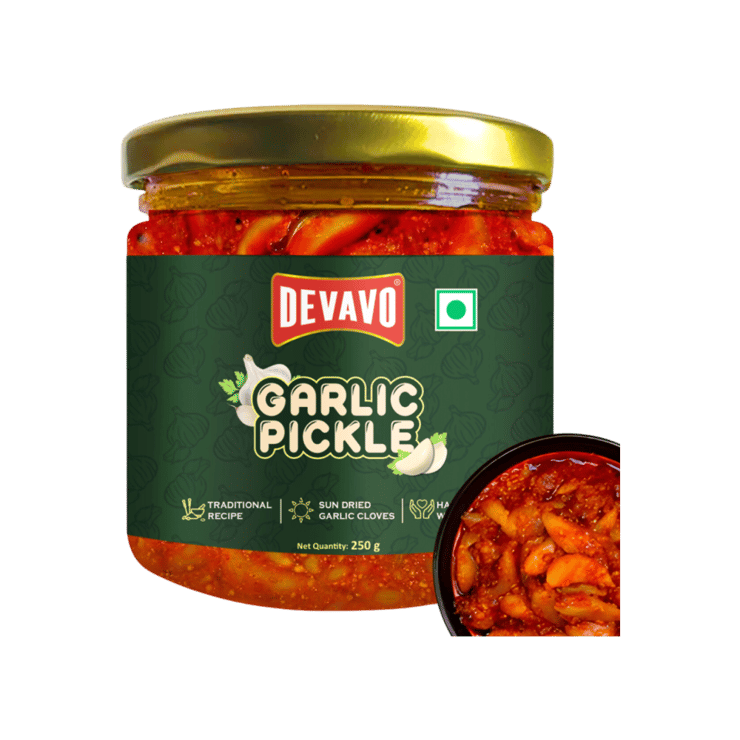 Devavo Garlic Pickle - 250 g