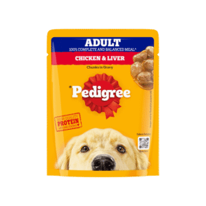Pedigree Adult Dog Wet Food -Chicken & Liver Chunks in Gravy flavour - 70 g