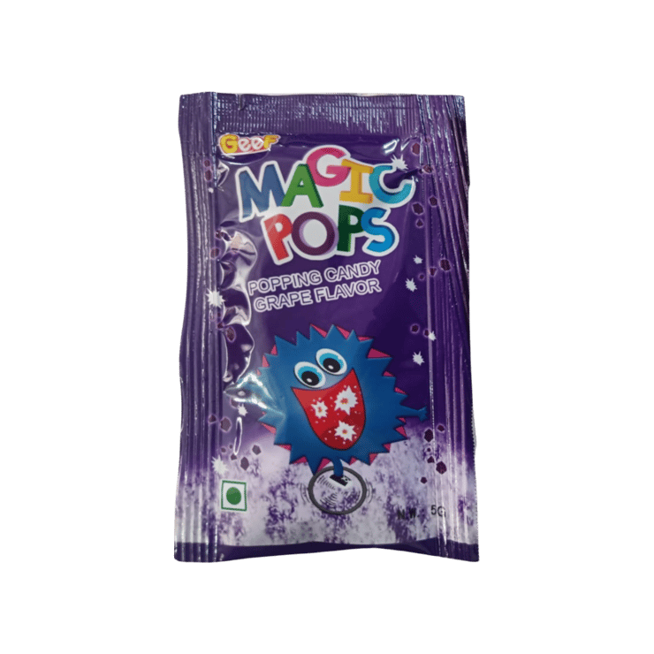 Magic Pops Popping Candy (Grape Flavor) - 5 g