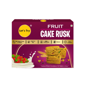 Let's Try Fruit Cake Rusk with Goodness of Wheat - 200 g