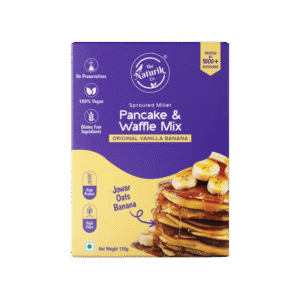 THE NATURIK CO Jowar Oats Banana Pancake & Waffle Mix - 150 g
