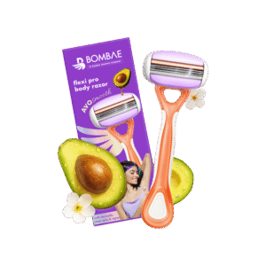 Bombae Flexi Pro Avosmooth Disposable Women's Razor (Violet) - 1 unit