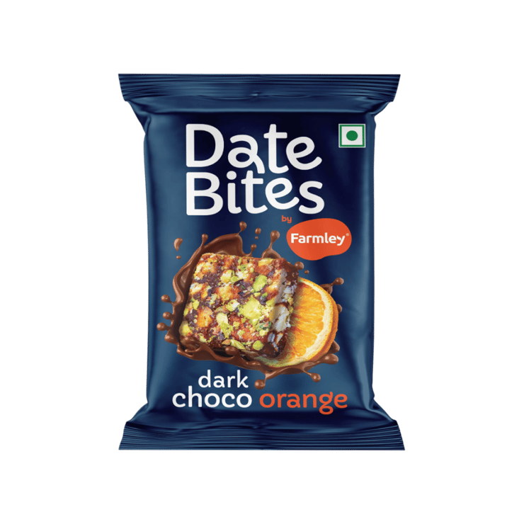 Farmley Dark Choco Orange Date Bites Dessert - 20 g