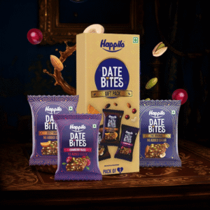 Happilo Assorted Date Bites Gift Pack - 3 x 20 g