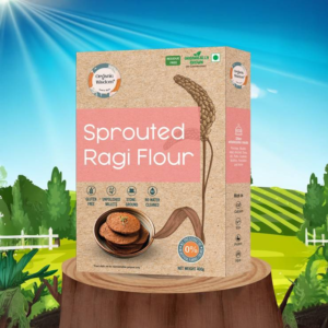 Organic Wisdom Sprouted Nachini Ragi/Finger Millet Atta - 400 g