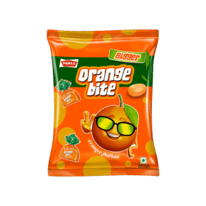 Parle Orange Bite Bigger - Orangee Jhatkaa Candy - 214.5 g