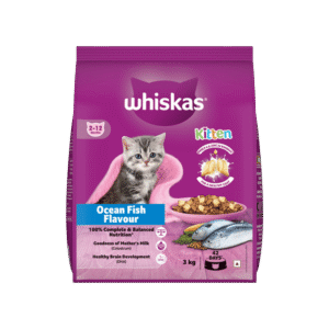 Whiskas Dry Kitten Food -Ocean Fish Flavour (2-12 months) - 3 kg