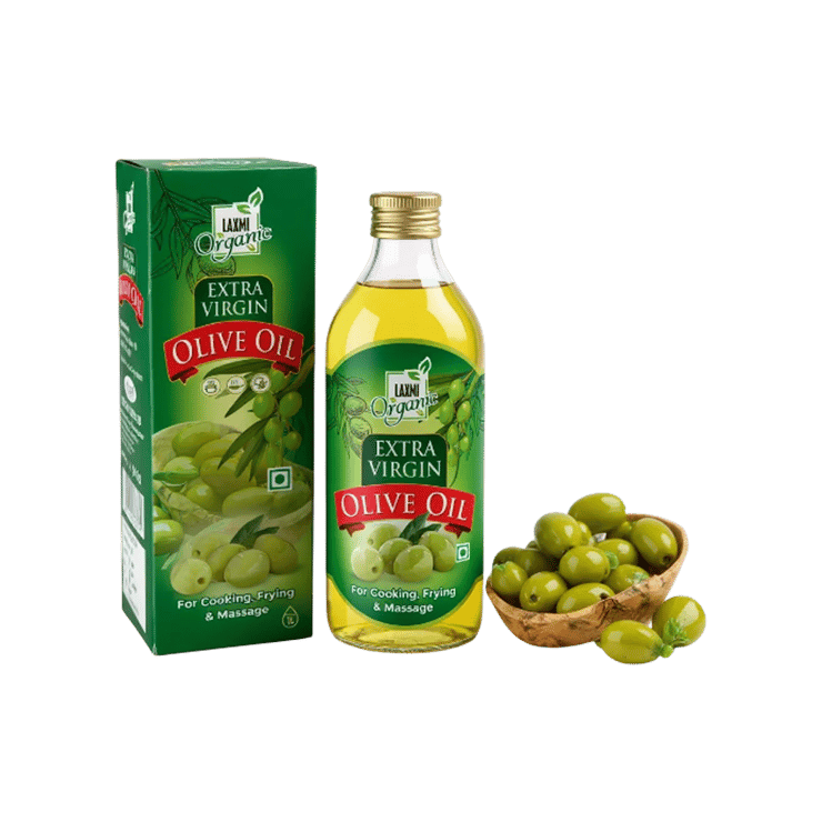 LAXMI Organic Extra Virgin Olive Oil - 1 ltr