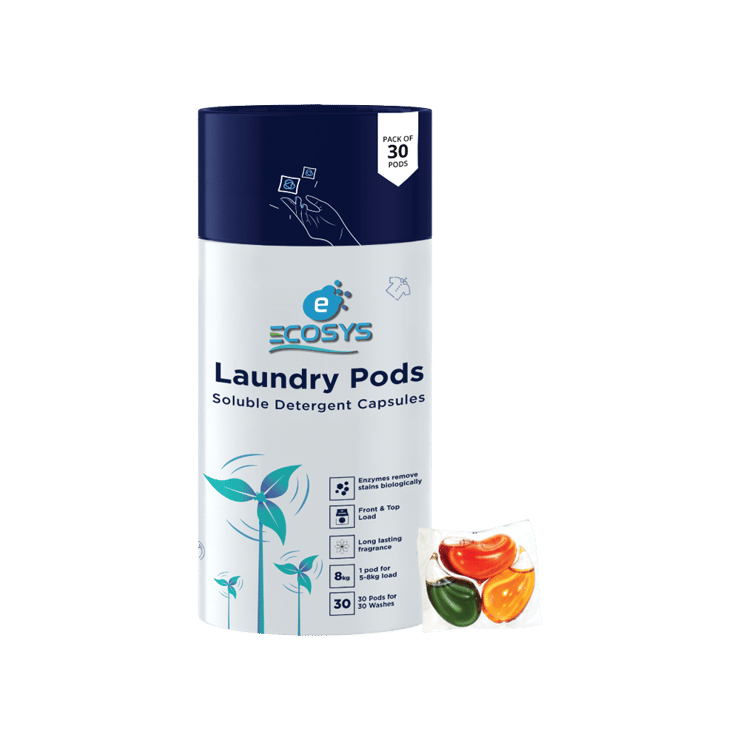 Ecosys Detergent Pods /Softener With Bio Enzymes - 30 pieces