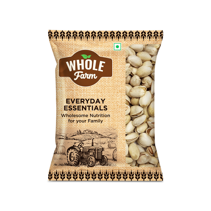Whole Farm Premium Roasted & Salted Pistachios - 200 g