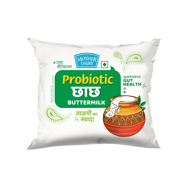 Mother Dairy Probiotic Plain Buttermilk