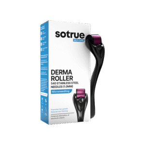 Sotrue Derma Roller 1 mm with 540 Stainless Steel Needles (Black) - 1 piece