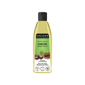 Soulflower Castor Oil, 100% Pure for Hair & Skin - 120 ml