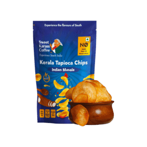 Sweet Karam Coffee Kerala Tapioca Chips - Indian Masala - 65 g