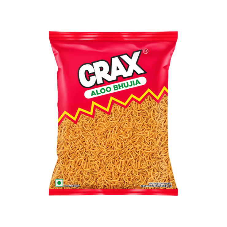 Crax Aloo Bhujia Namkeen Snacks - 160 g