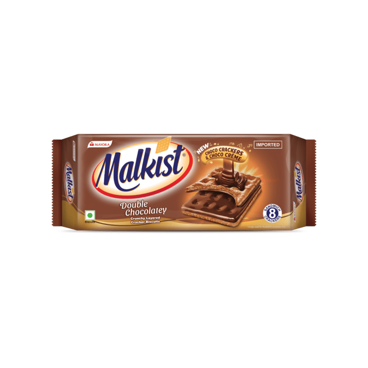 Malkist Double Chocolatey Cracker Biscuit