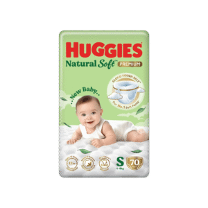 Huggies Natural Soft Premium Baby Diaper (Pants, S, 4-8 kg)
