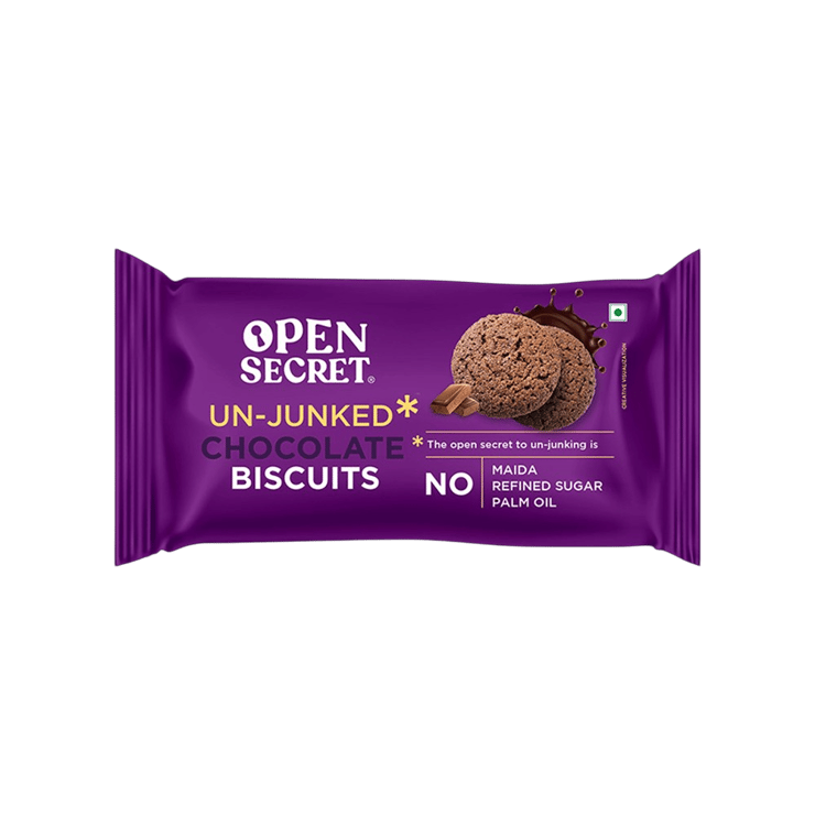 Open Secret Zero Maida Healthy Millet Biscuit - Chocolate - Pack of 2