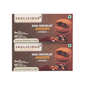 Jaglicious Ragi Chocolate Jaggery Cookies