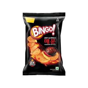 Bingo Hot & Spicy Korean Style Potato Chips - 82 g
