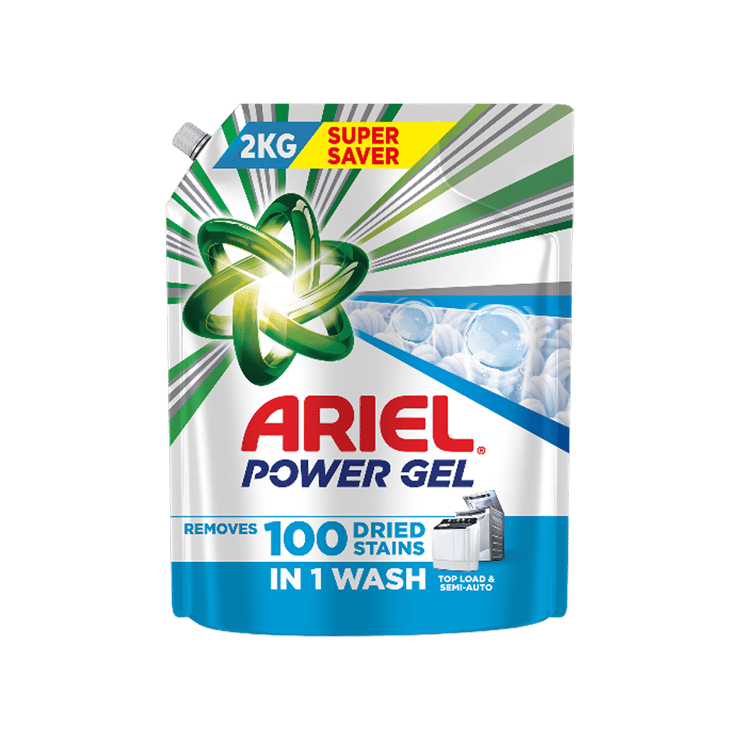 Ariel Power Gel Top Load Liquid Detergent - 2 kg - 2 kg