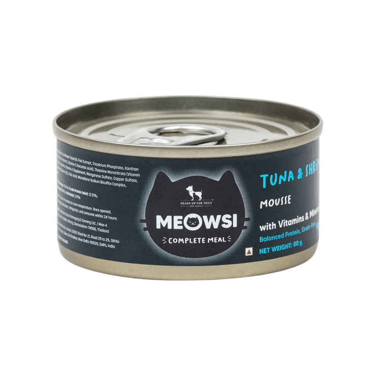 HUFT Meowsi Tuna & Shrimp Mousse Wet Cat Food - 80 g