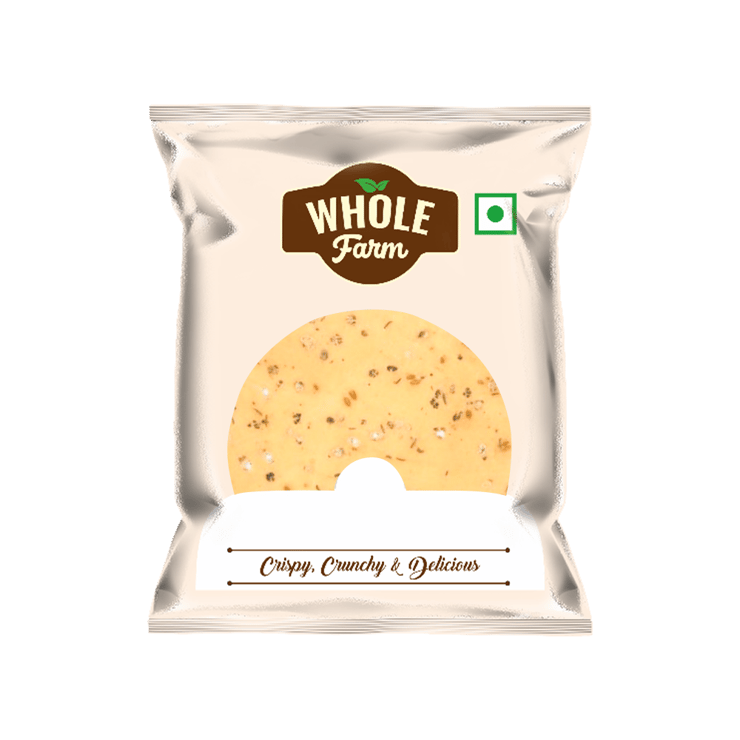 Whole Farm Premium Punjabi Urad Dal Papad - 200 g