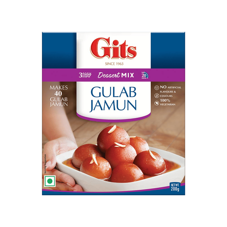 Gits Gulab Jamun Dessert Mix - 200 g