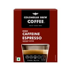 Colombian Brew Coffee High Caffeine Instant Coffee - 10 x 2 g
